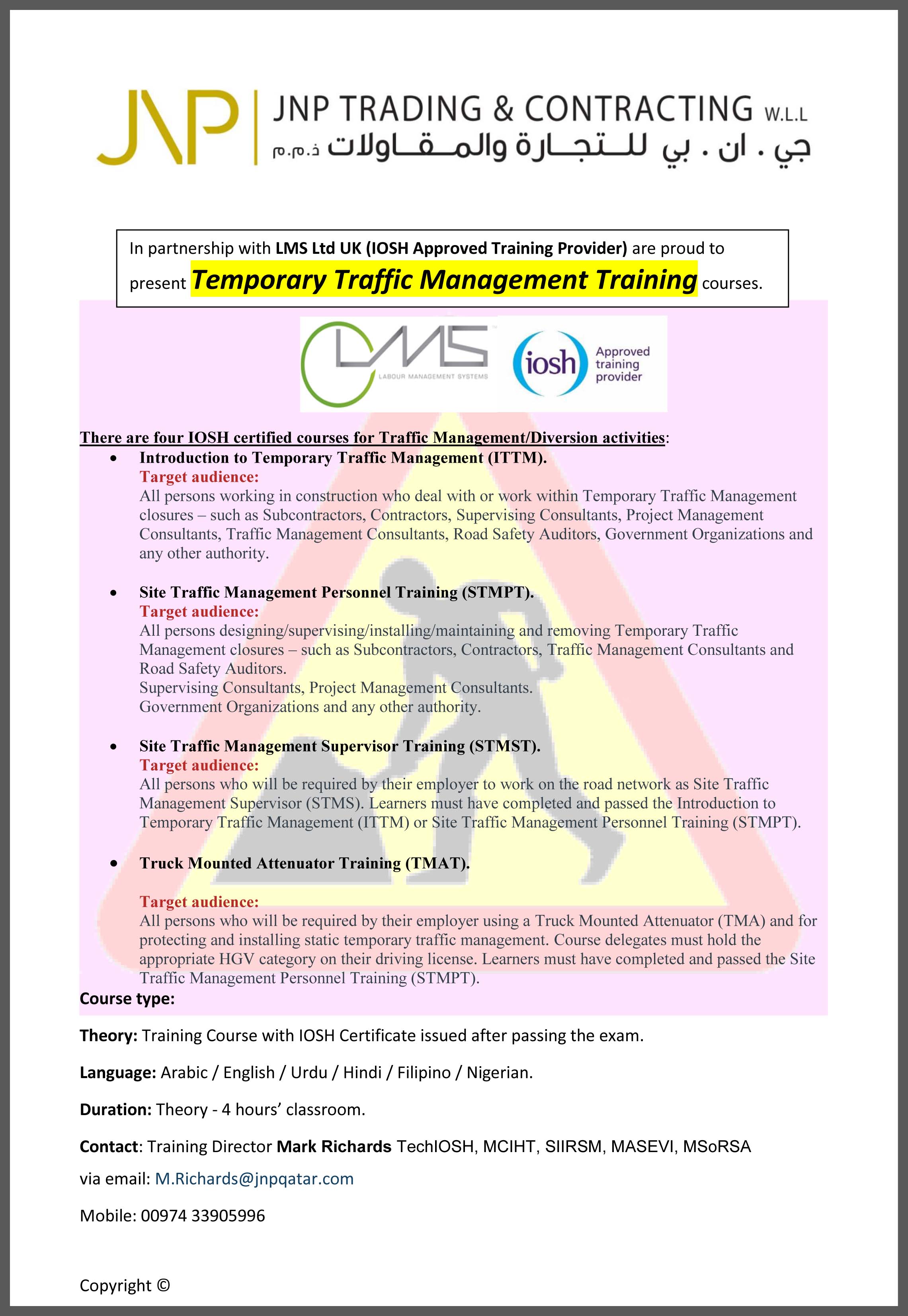 Traffic Management Training